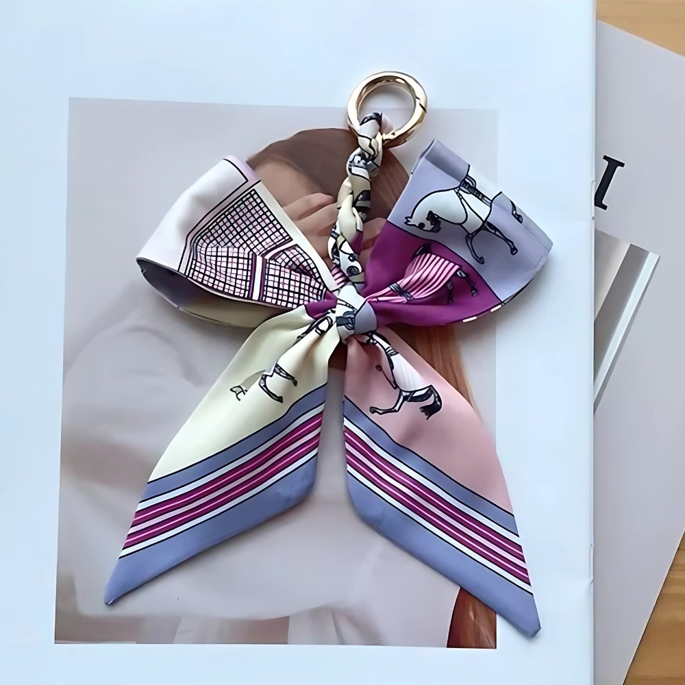 Hermina Bag Charm Scarf  Keychain Twilly Keychain - Picture 6 of 6
